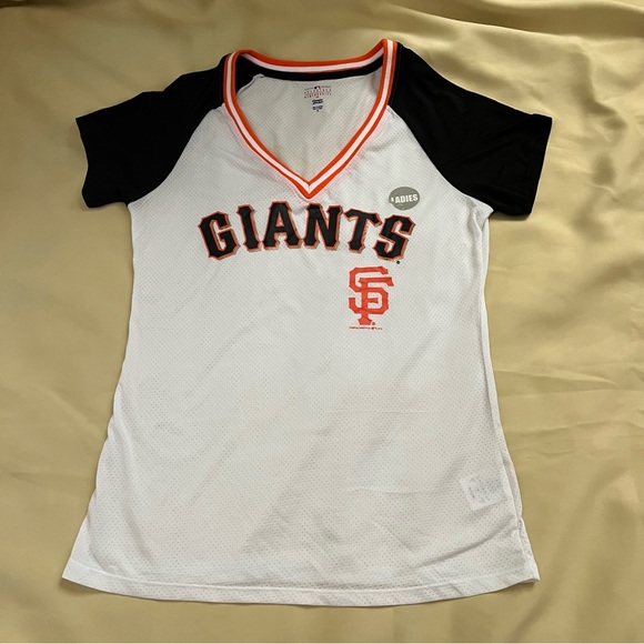 San Francisco Giants V Neck Top Genuine Merchandise by Campus Lifestyle Medium - Picture 5 of 9